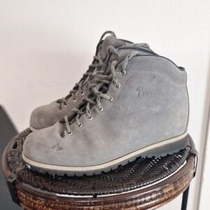 Vintage  Pivetta DMC Suede Leather Hiking Boots Men's Size 9 M Italian Italy